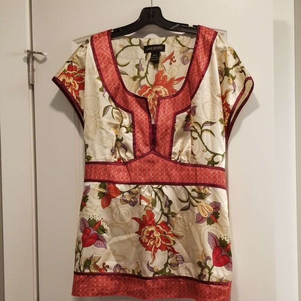 Silky kimono shirt